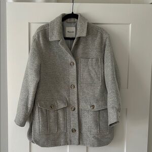Gray Women's Shacket/Jacket by Madewell